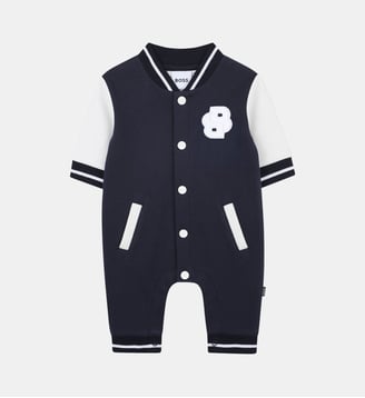 Combinaison en coton - BOSS Kidswear - Bleu cargo