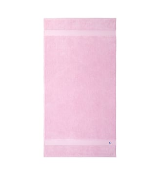Serviette de bain  en coton - Ralph Lauren Home - Rose