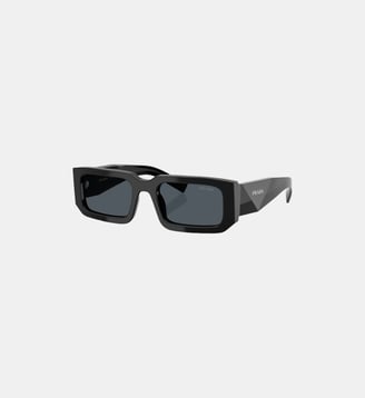 Lunettes de soleil Rectangulaire PR 06YS - Prada - Noir