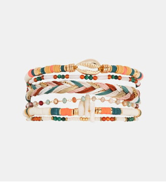 Bracelet manchette Cubanita - Hipanema - Blanc