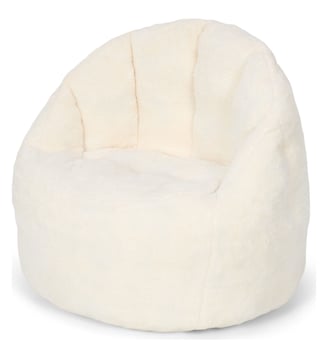 Pouf bouclette - Little Dutch - Blanc