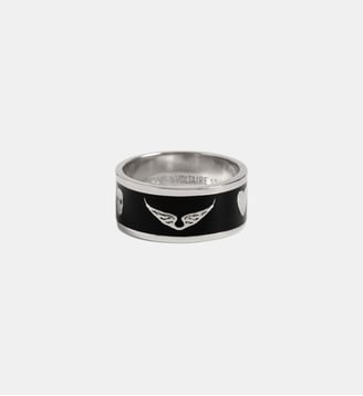 Bague ZV - Zadig&Voltaire - Noir et argent