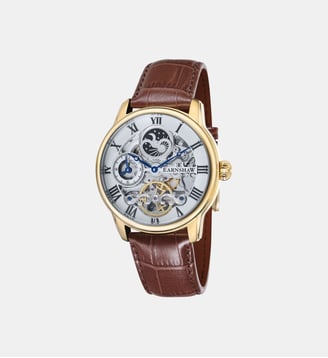 Montre automatique Longitude Argenté ES-8006-02 - Earnshaw - Doré