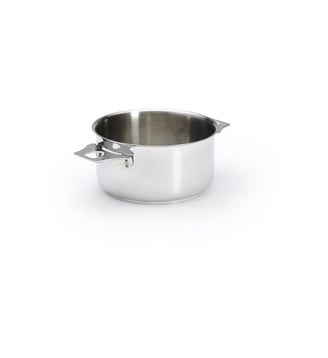 Casserole faitout TWISTY en inox D18 cm-Métal-Taille unique - De Buyer - Gris