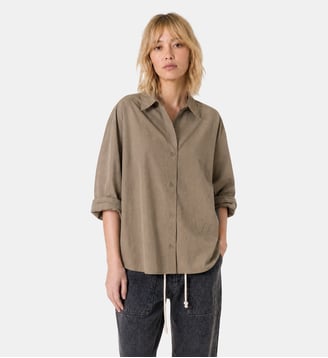 Chemise Caspar Plain - Leon & Harper - Beige