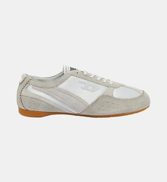 D-Mile-Baskets avec empiècements en suède - Diesel - Bleu clair