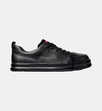 Baskets Junction Runner cuir - Camper - Noir nuit