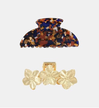 Set de 2 pinces écaille et dorée - Balaboosté - Doré