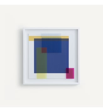Art mural en verre sérigraphié - AM.PM - Multicolore