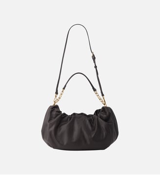 Sac shana en cuir naturel - Cuir de vachette - Caroll - Marron foncé