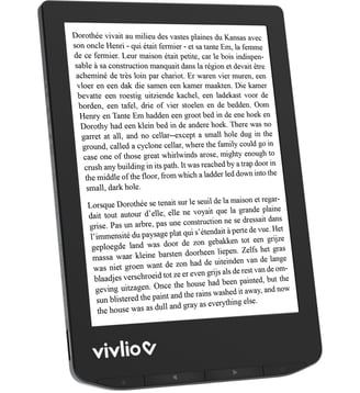 Liseuse eBook LIGHT Noire - VIVLIO - Noir