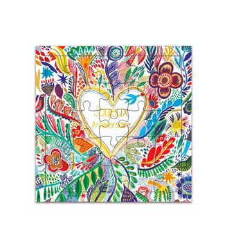 Carte Puzzle Joyeux Anniversaire - Cartesdart - Multicolore