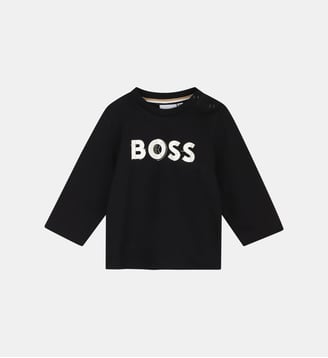 Tee-shirt manches longues - BOSS Kidswear - Black