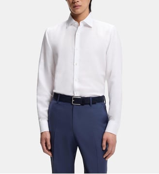 Chemise slim  - BOSS - Blanc