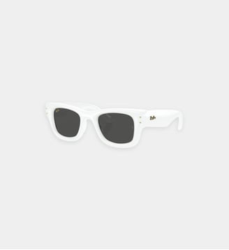Lunettes de soleil Carré RB4940 Wayfarer Puffer - Ray Ban - Blanc