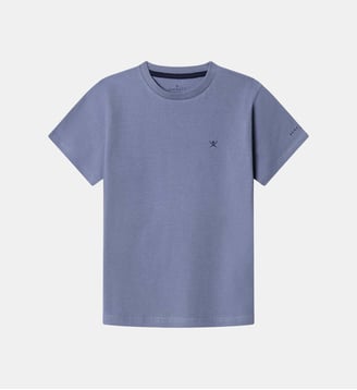 T-Shirt Coupe Regular Avec Logo De Marque - Hackett London - Thames blue