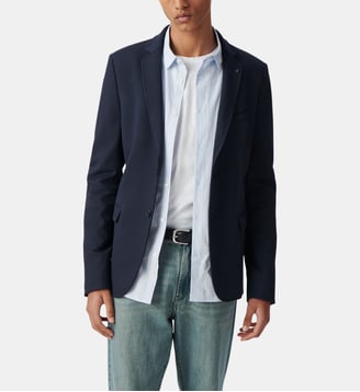Veste avec parementure amovible - Ikks - Bleu marine