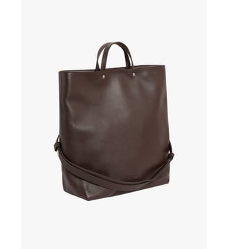 sac cabas Alix en cuir - Agnès b. - Marron