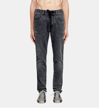 Slim Regular Waist 2062 D-Strukt Joggjeans® - Diesel - Noir et gris foncé