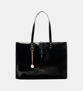 Fourre-tout grand format brillant - Liu Jo - Noir