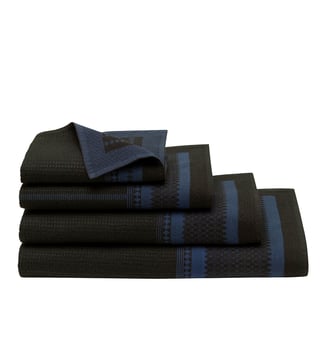 Drap de douche Bath club - Le Jacquard Francais - Ombre marine