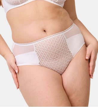Culotte taille haute Memories Blanche - Maison Lejaby - Blanc