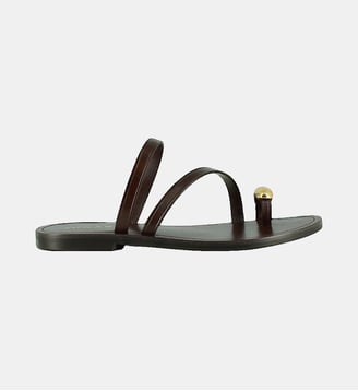 Sandales plates Wife - Jonak - Marron foncé