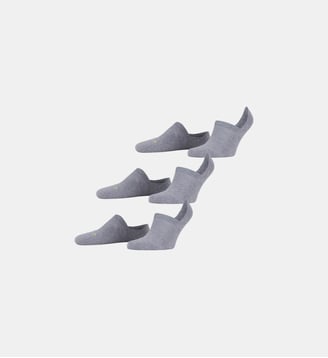 Chaussettes Invisibles Cool Kick 3-Pack Fibre artificielle - Falke - Gris
