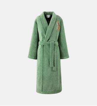 Peignoir de bain long en coton modal - Yves Delorme - Multicolore