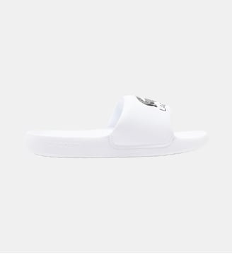 Claquettes Serve Slide 1.0 homme - Lacoste - Blanc et noir