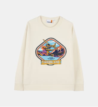 Sweat-shirt molletonné - Timberland - Riz