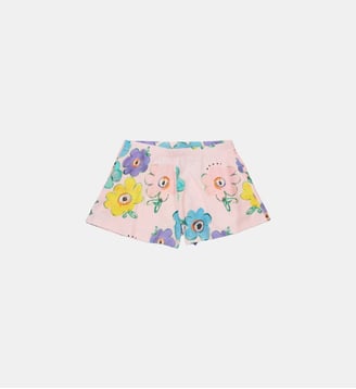 Short en molleton à motif fleuri - Marni - Rose