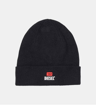 Béret en laine et coton avec - Diesel Kids - Noir