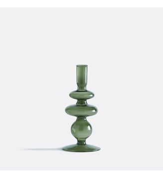 Bougeoir en verre H20 cm La Redoute Interieurs