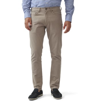 Jean droit en coton stretch Motion 2 - Rodd & Gunn - Sable