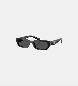 Lunettes de soleil Rectangulaire PR B06S - Prada - Noir