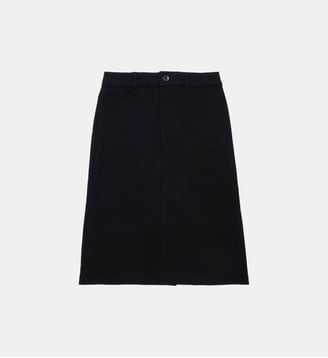 Jupe midi avec logo - Diesel Kids - Noir