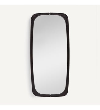 Miroir rectangulaire gougé H170 cm Kuchim - AM.PM - Café grillé