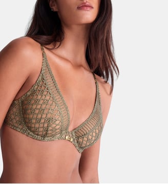 Soutien gorge Triangle avec armatures - Aubade - Vert