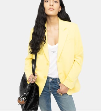 Blazer Vanille - Zadig&Voltaire - Jaune banana