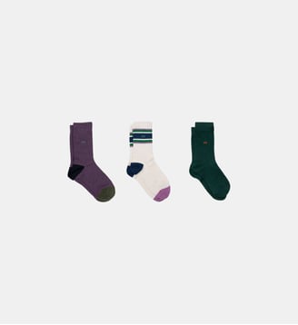 Coffret de 3 chaussettes - Billybelt - Bleu, violet et vert