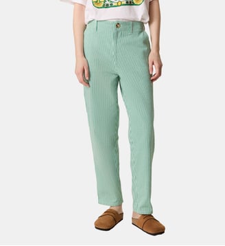 Pantalon Armina Strpes - Leon & Harper - Vert