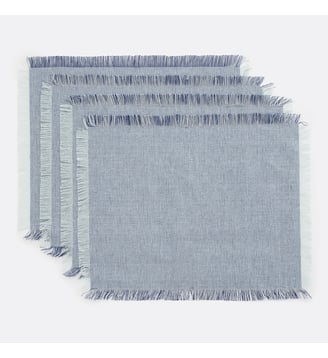 Sets de table en coton tissé-teint La Redoute Interieurs