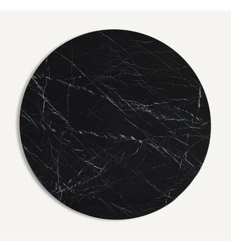 Plateau de table rond marbre diamètre 137 cm - AM.PM - Marbre noir