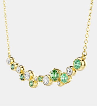 Collier Constella, Métal rhodié - Swarovski - Green gold tone plated