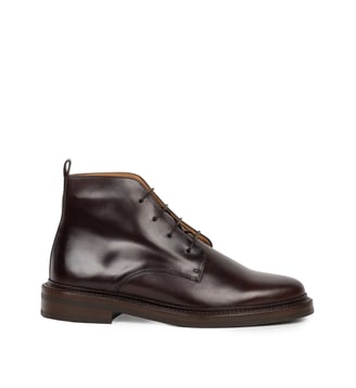 Bottines Haïkel Cuir Pull-Up - Bobbies - Marron