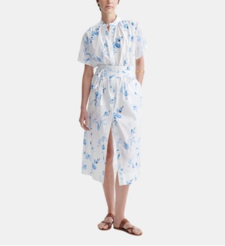 Robe Chemisier Florale Ghala - Vanessa Bruno - Écru