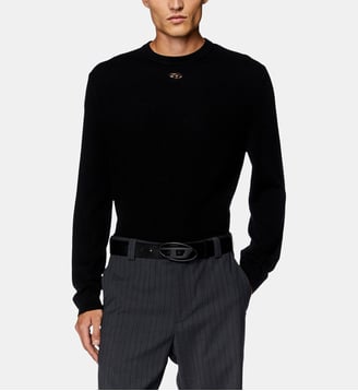 Pull en laine et cachemire - Diesel - Noir