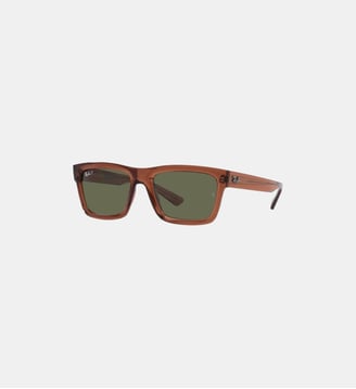 Lunettes de soleil Rectangulaire RB4396 Warren - Ray Ban - Transparent marron