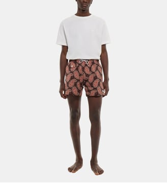 Short de bain à motif paisley - Fursac - Paisley fonce